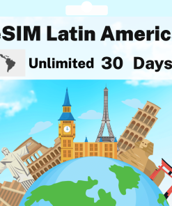 eSIM Latin America - Unlimited - 30 days