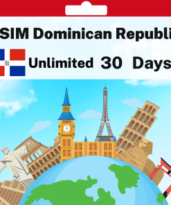 eSIM Dominican Republic - Unlimited - 30 days
