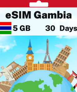 eSIM Gambia - 5 GB - 30 days