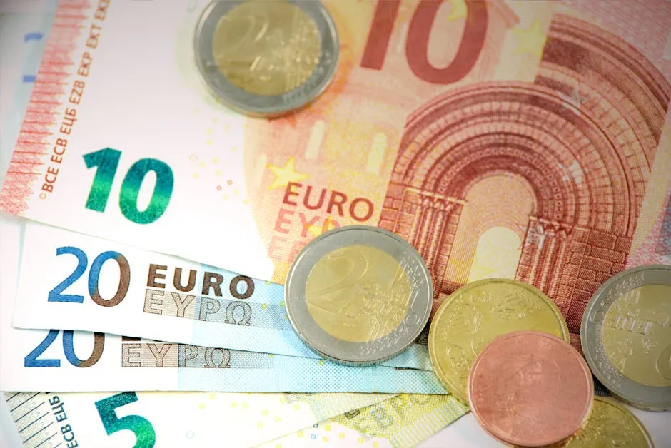 Euro banknotes and coins for payments in Lithuania