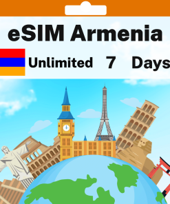 eSIM Armenia - Unlimited - 7 days