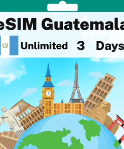 eSIM Guatemala - Unlimited - 3 days