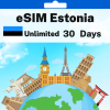 eSIM Estonia - Unlimited - 30 days