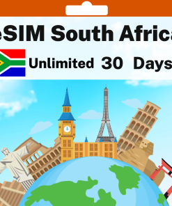eSIM South Africa - Unlimited - 30 days