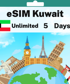 eSIM Kuwait - Unlimited - 5 days