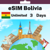 eSIM Bolivia - Unlimited - 3 days