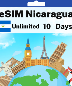 eSIM Nicaragua - Unlimited - 10 days