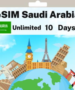 eSIM Saudi Arabia - Unlimited - 10 days
