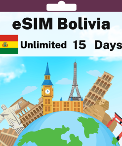 eSIM Bolivia - Unlimited - 15 days