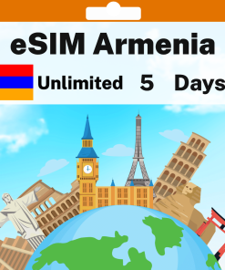 eSIM Armenia - Unlimited - 5 days
