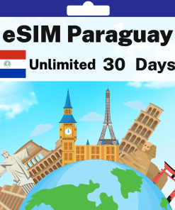 eSIM Paraguay - Unlimited - 30 days