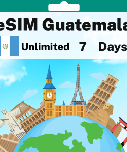 eSIM Guatemala - Unlimited - 7 days