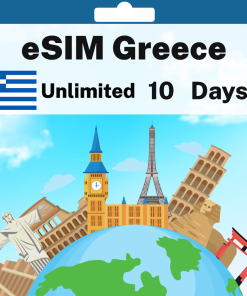 eSIM Greece - Unlimited - 10 days