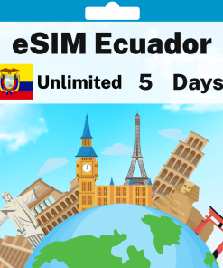 eSIM Ecuador - Unlimited - 5 days