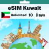 eSIM Kuwait - Unlimited - 10 days