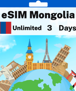 eSIM Mongolia - Unlimited - 3 days