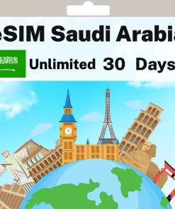 eSIM Saudi Arabia - Unlimited - 30 days