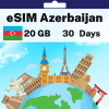 eSIM Azerbaijan - 20 GB - 30 days