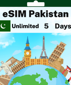 eSIM Pakistan - Unlimited - 5 days
