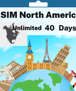 eSIM North America - Unlimited - 40 days