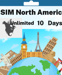 eSIM North America - Unlimited - 10 days