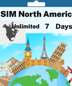 eSIM North America - Unlimited - 7 days