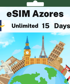 eSIM Azores - Unlimited - 15 days