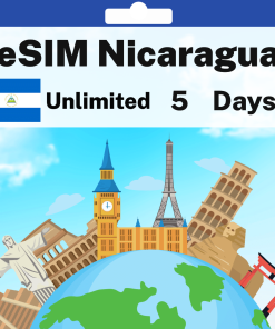 eSIM Nicaragua - Unlimited - 5 days