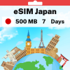 eSIM Japan - 500 MB - 7 days