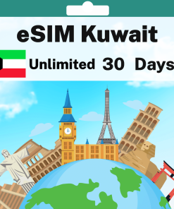 eSIM Kuwait - Unlimited - 30 days