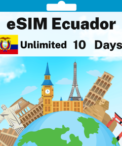 eSIM Ecuador - Unlimited - 10 days
