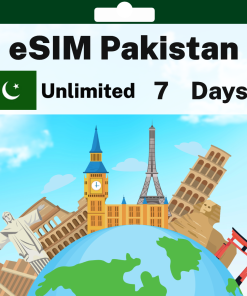 eSIM Pakistan - Unlimited - 7 days