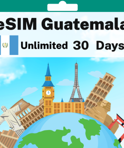 eSIM Guatemala - Unlimited - 30 days