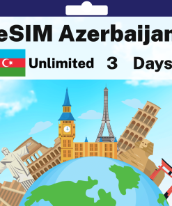 eSIM Azerbaijan - Unlimited - 3 days