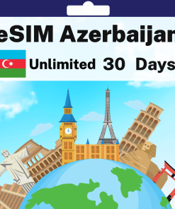 eSIM Azerbaijan - Unlimited - 30 days