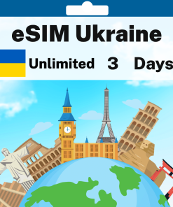 eSIM Ukraine - Unlimited - 3 days