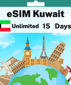 eSIM Kuwait - Unlimited - 15 days
