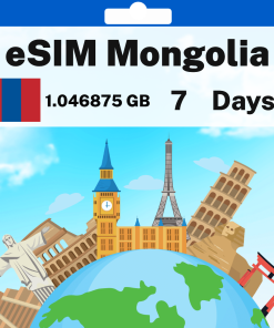 eSIM Mongolia - 1.046875 GB - 7 days