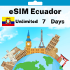 eSIM Ecuador - Unlimited - 7 days