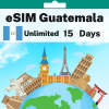 eSIM Guatemala - Unlimited - 15 days