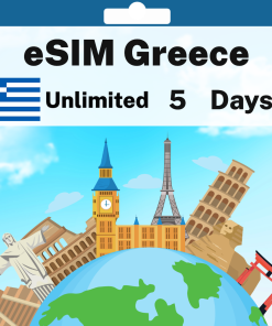 eSIM Greece - Unlimited - 5 days