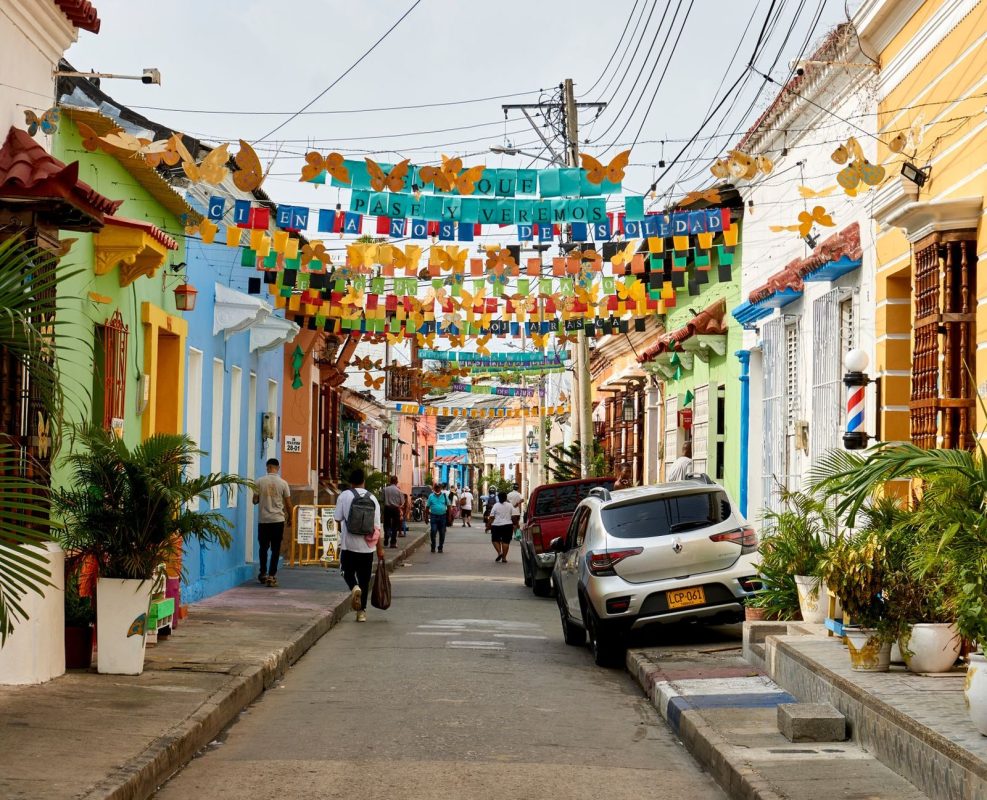 Colourful streets of Cartagena, Colombia travel eSIM guide