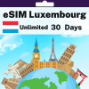 eSIM Luxembourg - Unlimited - 30 days