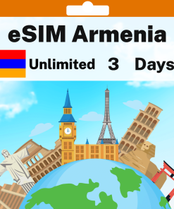 eSIM Armenia - Unlimited - 3 days