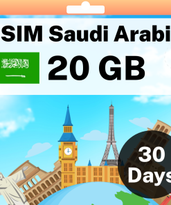 eSIM Saudi Arabia - 20 GB - 30 days