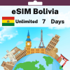 eSIM Bolivia - Unlimited - 7 days