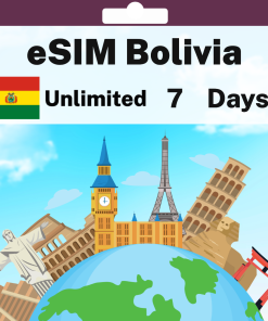 eSIM Bolivia - Unlimited - 7 days