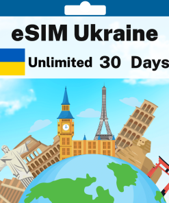 eSIM Ukraine - Unlimited - 30 days