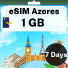 eSIM Azores - 1 GB - 7 days