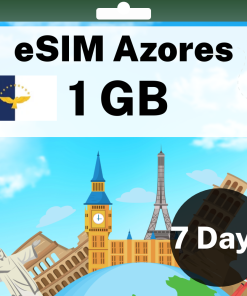 eSIM Azores - 1 GB - 7 days